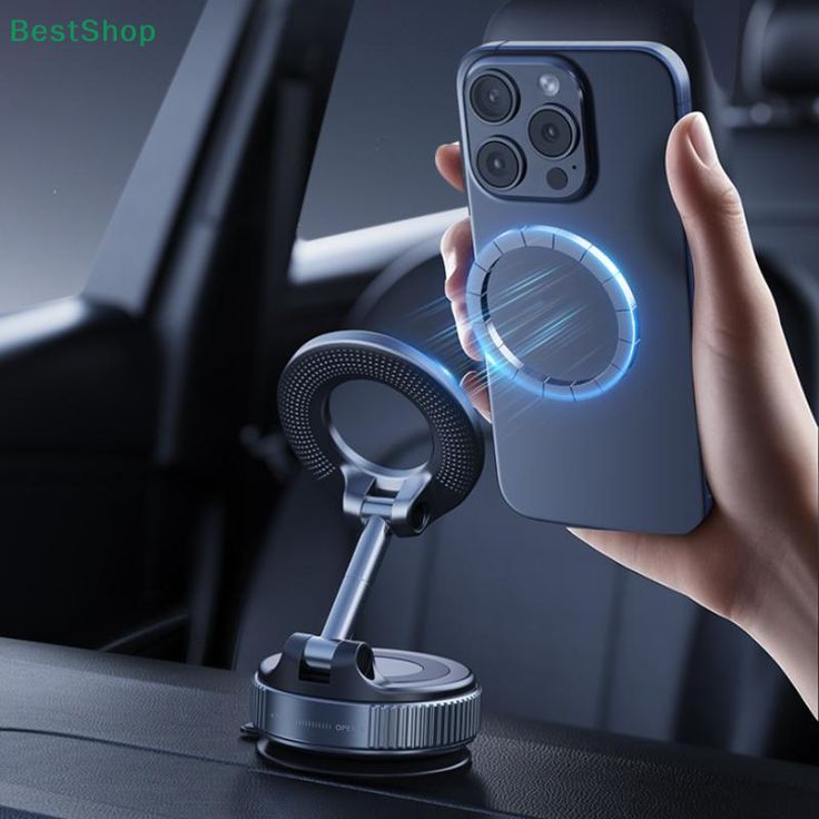 Magnetic Suction Phone Holder 🚗📱